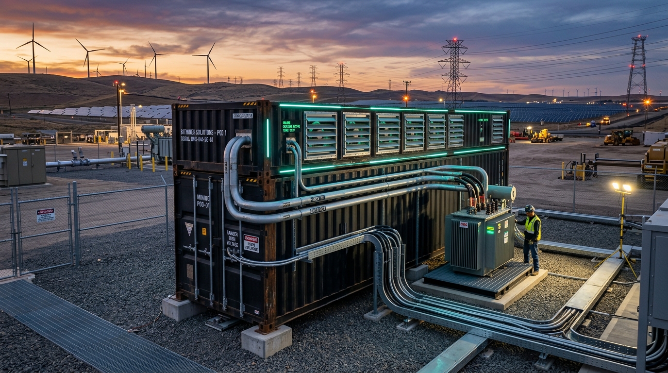 Contenedores Modulares de Minería Digital